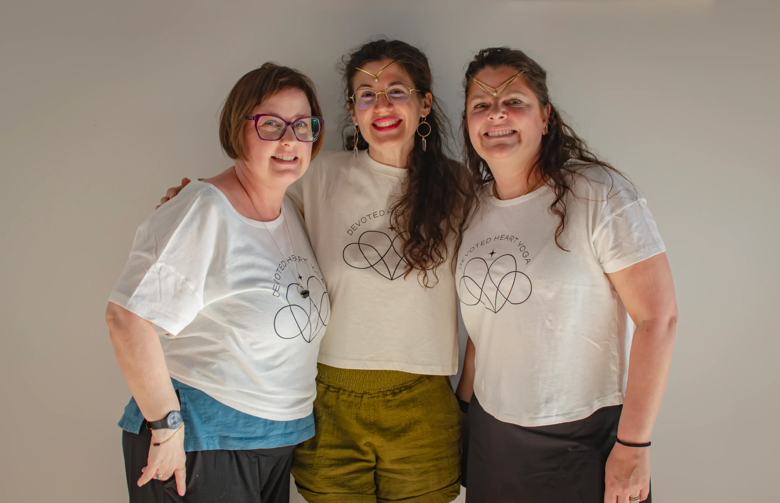 Group portrait of the Devoted Heart Yoga teacher collective